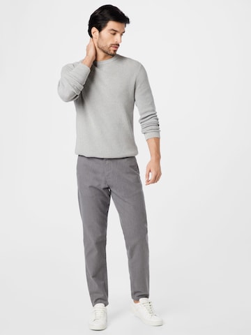 SELECTED HOMME Tapered Chino Pants 'York' in Grey