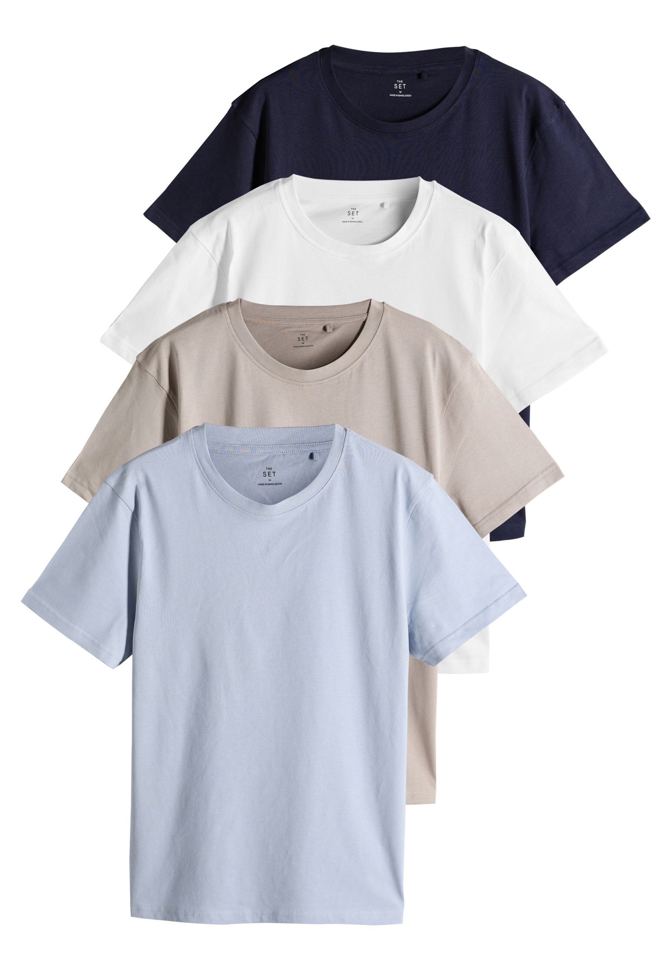 The Set T-shirt i beige: framsida