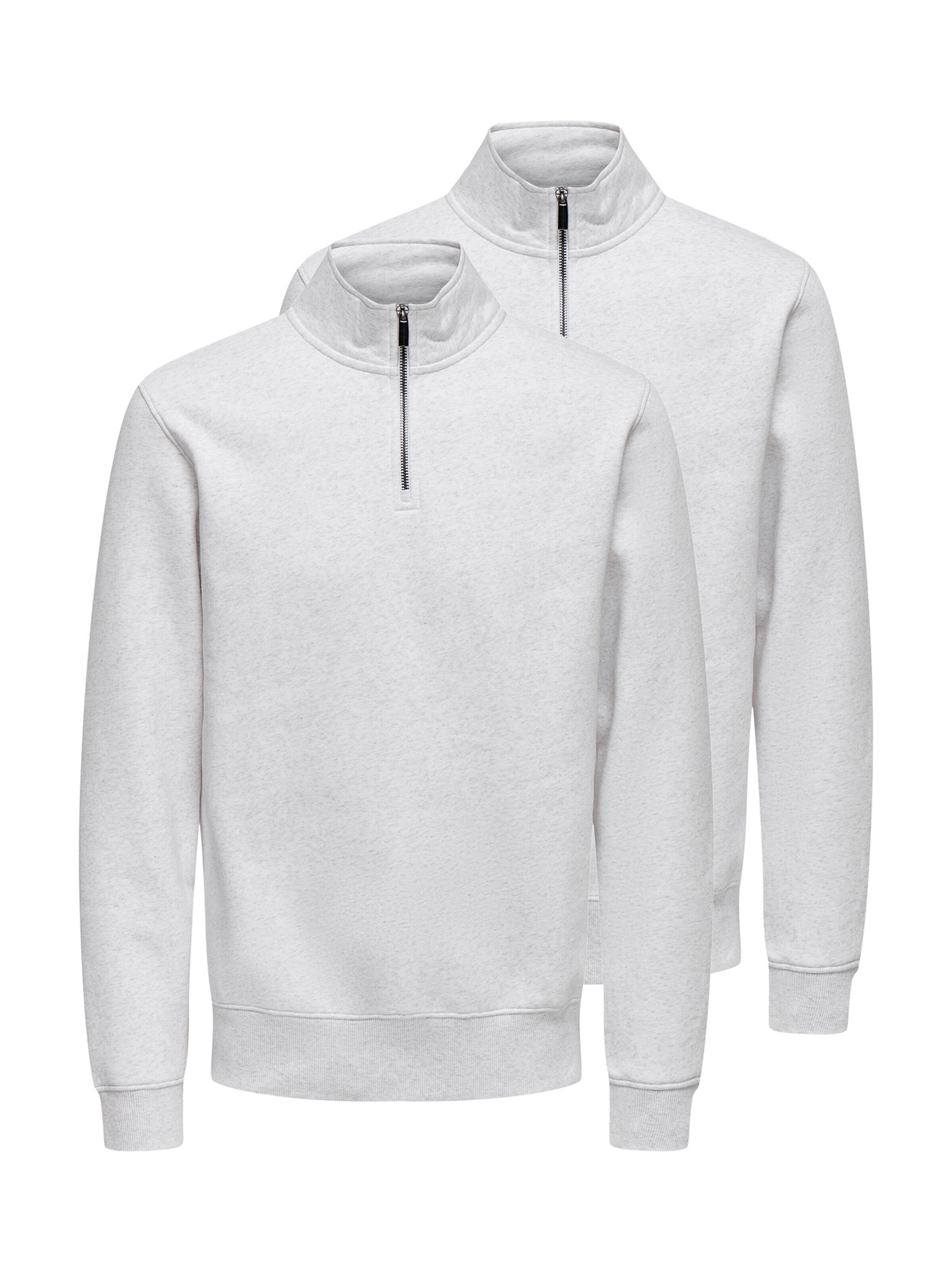 Only & Sons Sweatshirt 'Ceres'‌ in Grau: Vorderseite