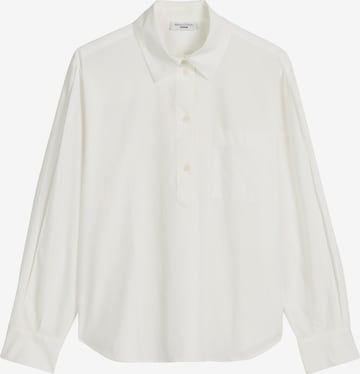Marc O'Polo DENIM Blouse in Wit: voorkant