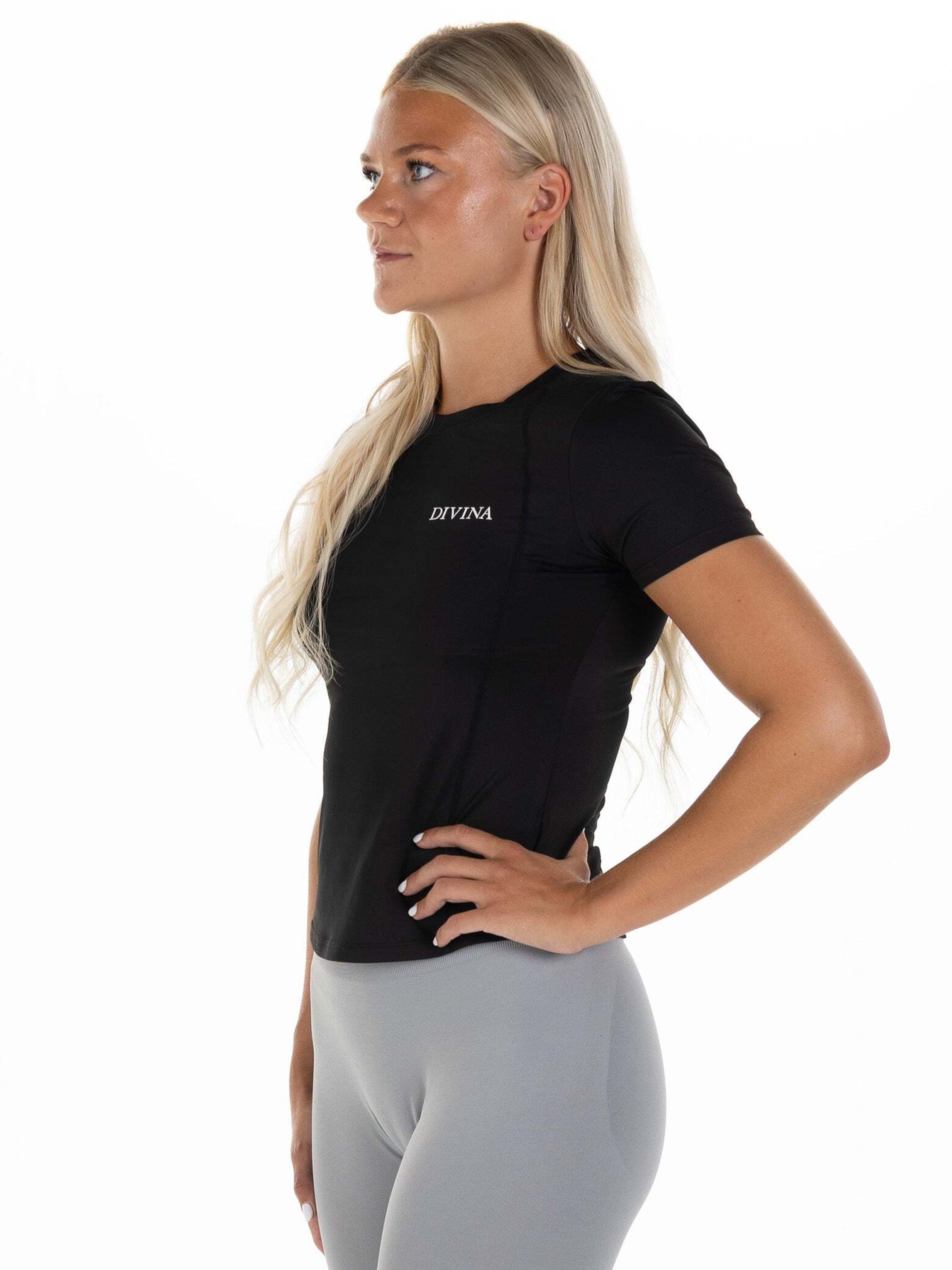 Divina Functioneel shirt 'Mundus' in Zwart