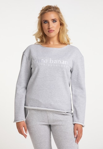 Sweat-shirt 'Price' BRUNO BANANI en gris : devant
