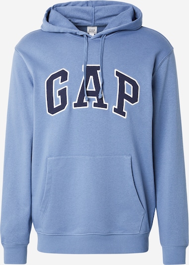 GAP Sweater majica 'HERITAGE' veličine XS u mornarsko plava / svijetloplava / bijela, Pregled proizvoda