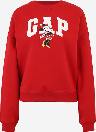 Gap Tall Sweater majica u bež / crvena / crna / bijela, Pregled proizvoda