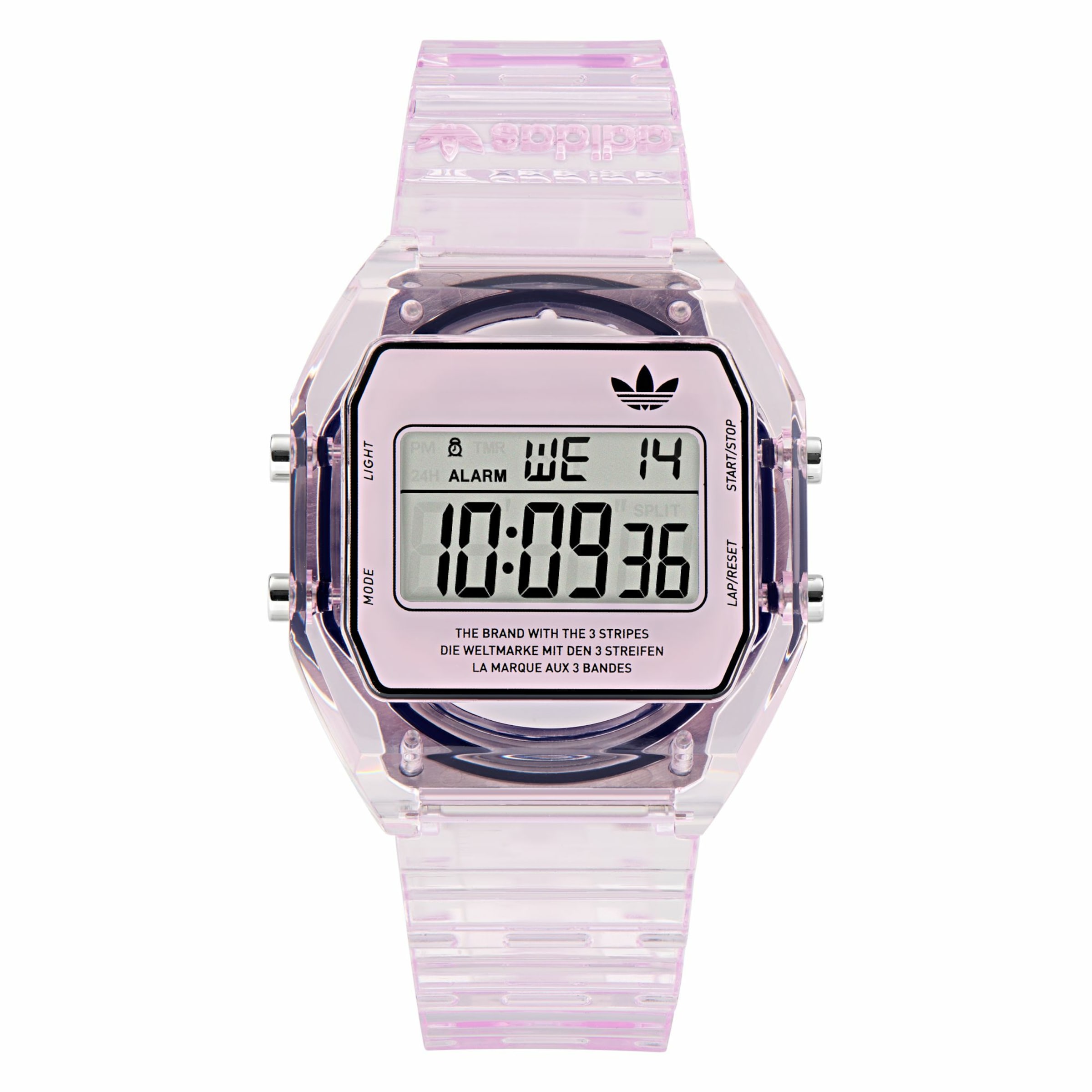 ADIDAS ORIGINALS Digitaal horloge in Roze: voorkant