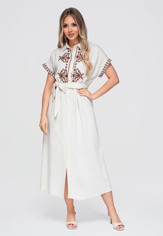 Robe Ombre en blanc : devant