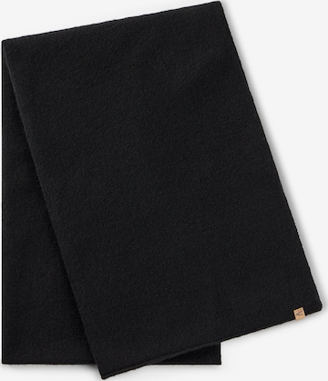 CAMEL ACTIVE Strickschal aus 100 % Kaschmir in Schwarz: Vorderseite