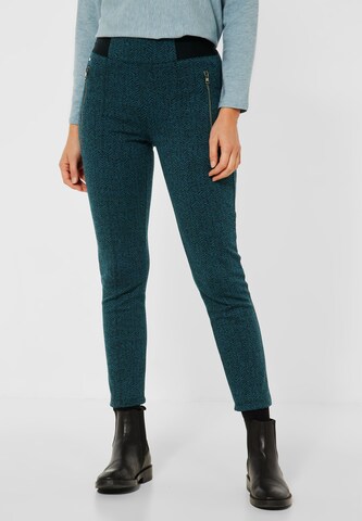STREET ONE Skinny Pants in Blue: front