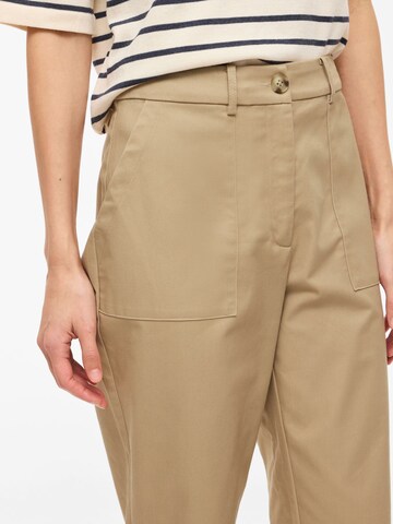 VILA Loosefit Hose 'VIRekka' in Beige