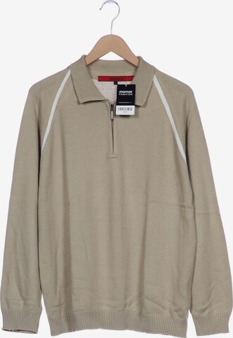 SIGNUM Sweater & Cardigan in XL in Beige: front