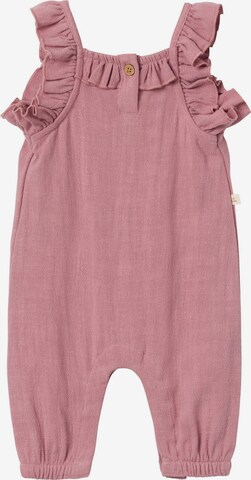 NAME IT Dungarees in Pink: front