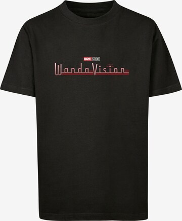 T-Shirt 'Marvel WandaVision' F4NT4STIC en noir : devant