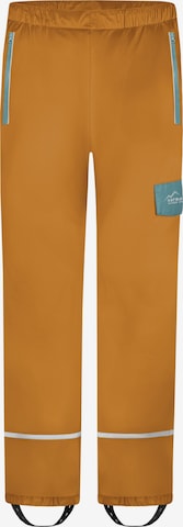 normani Regenhose in Orange: Vorderseite