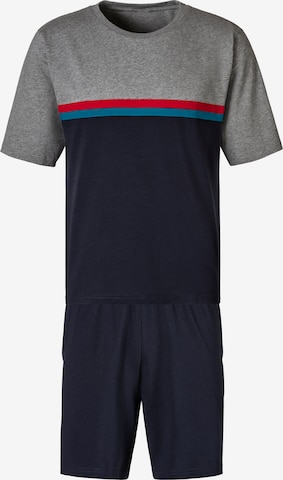 LE JOGGER - Pijama curto em azul: frente