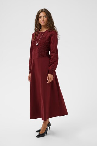 CULTURE - Vestido 'Ajda Antoinett' em castanho