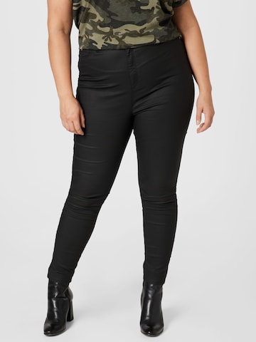 River Island Plus Skinny Jeans in Zwart: voorkant