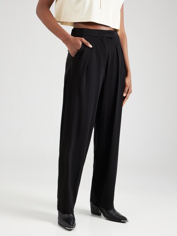 Max Mara Leisure Loose fit Pleat-Front Pants 'GIOCHI' in Black: front