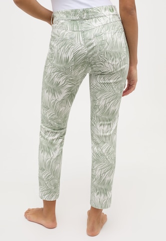 Angels Slimfit Broek 'Ornella' in Groen