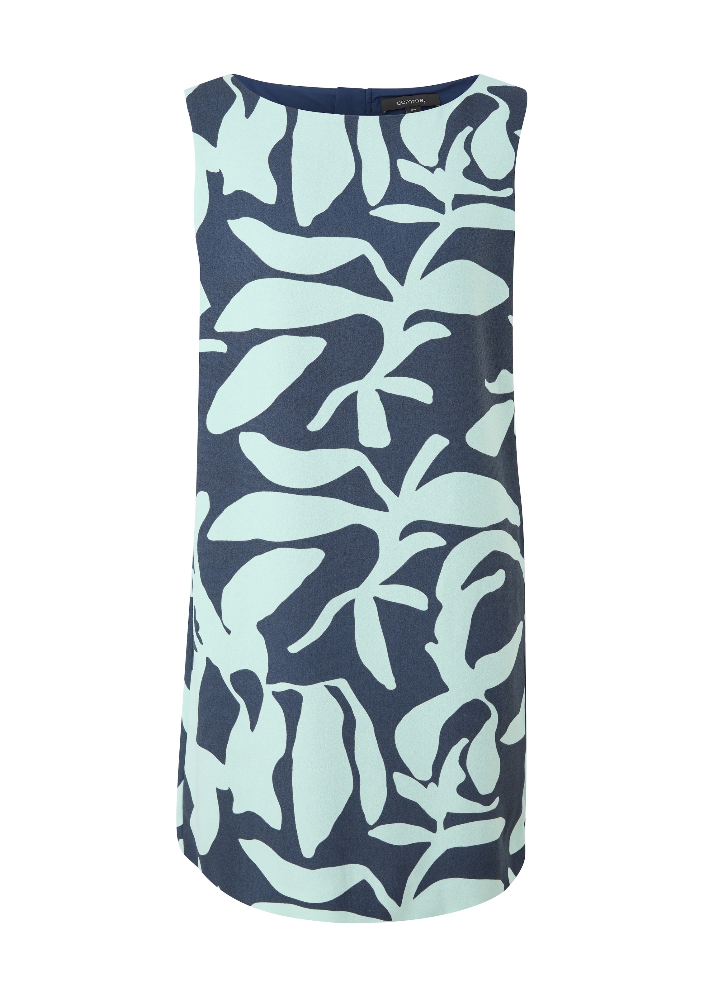 COMMA Kleid in Blau: Vorderseite