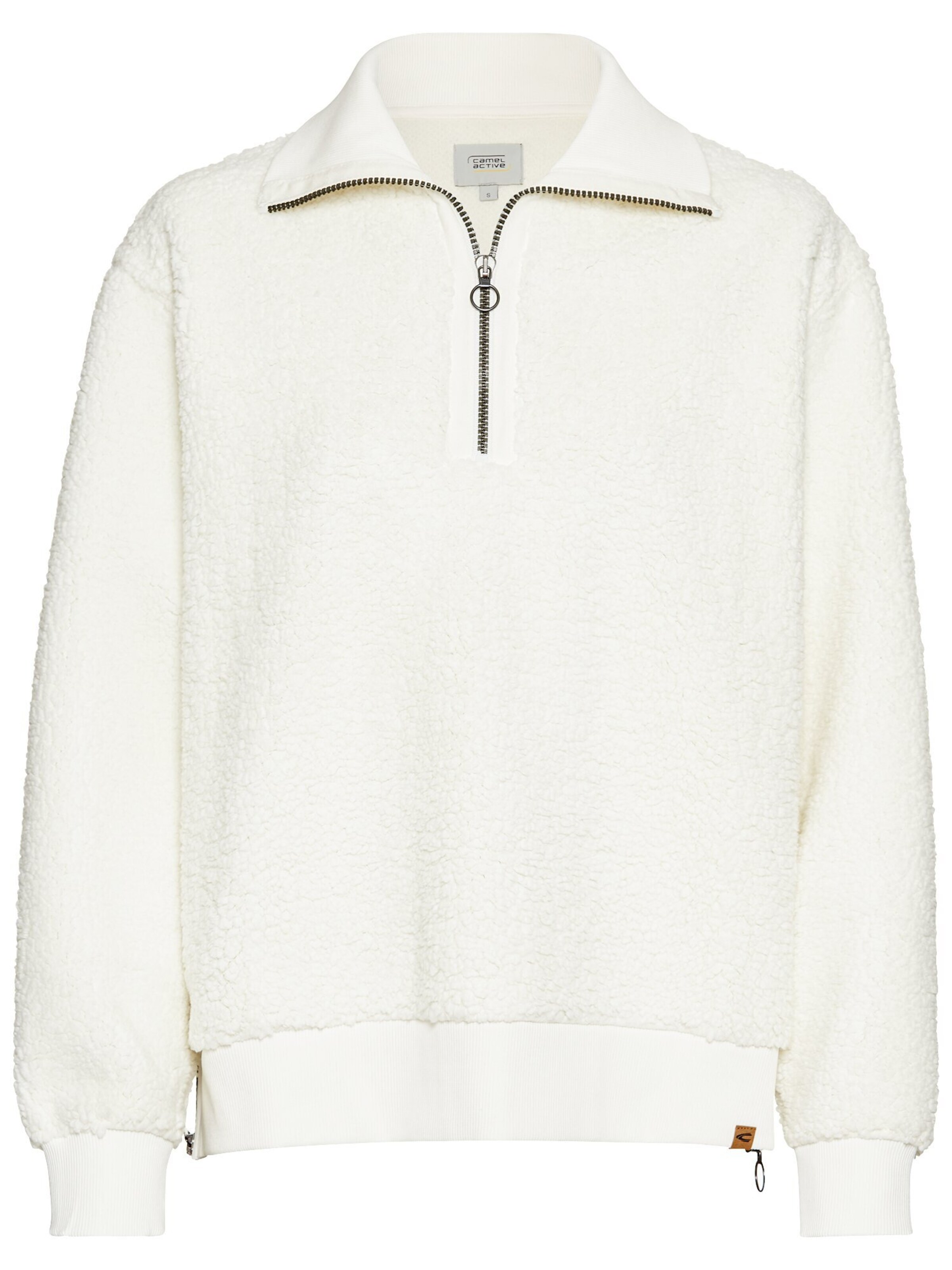 CAMEL ACTIVE Teddy Troyer aus reinem Polyester in Weiß: Vorderseite