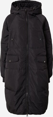 Manteau d’hiver 'BUNALA' ICHI en noir : devant