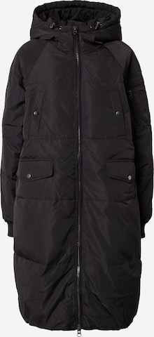 Manteau d’hiver 'BUNALA' ICHI en noir : devant