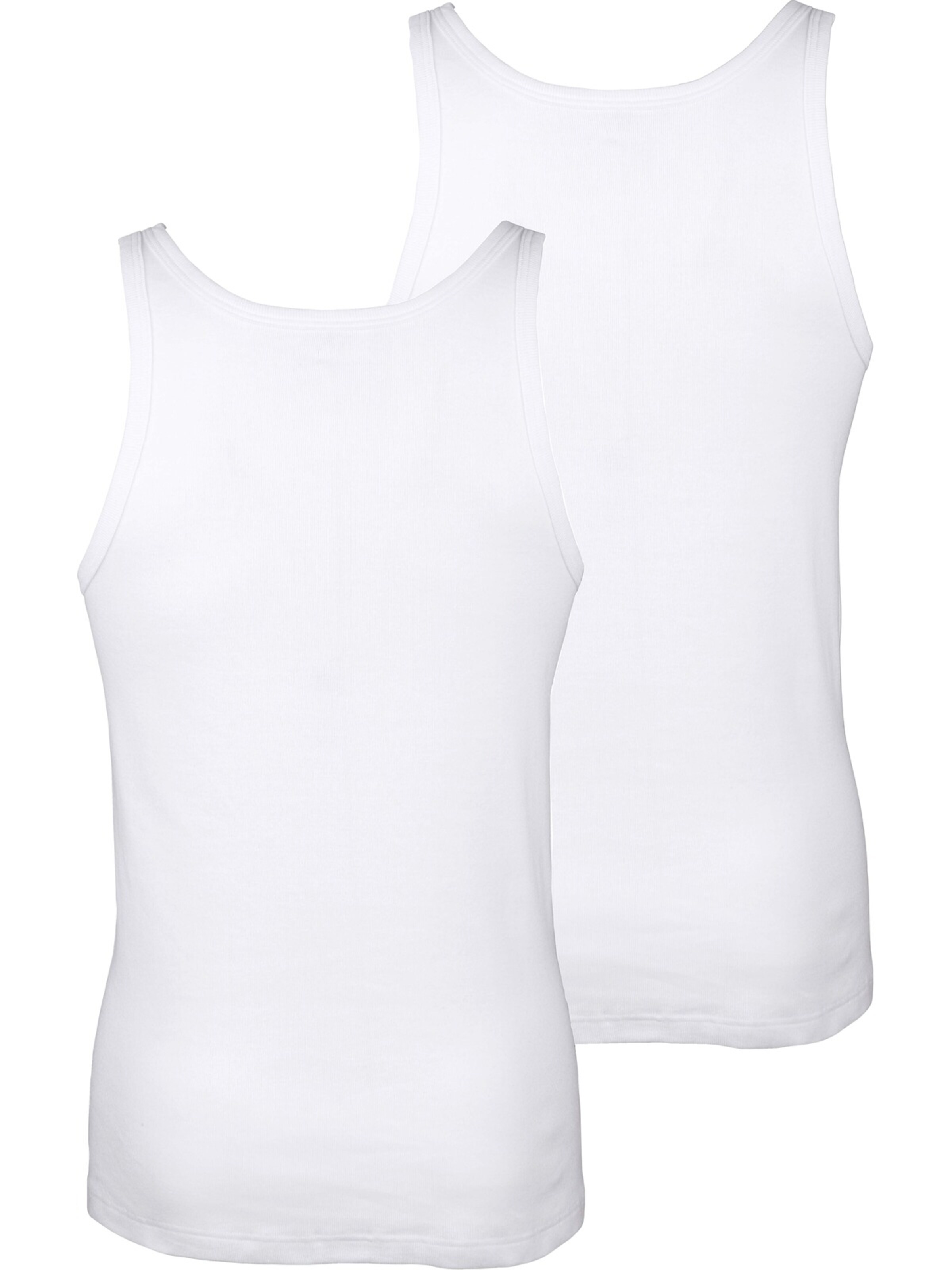 Jan Vanderstorm 2er Pack Unterhemd 'Soini' in Weiß