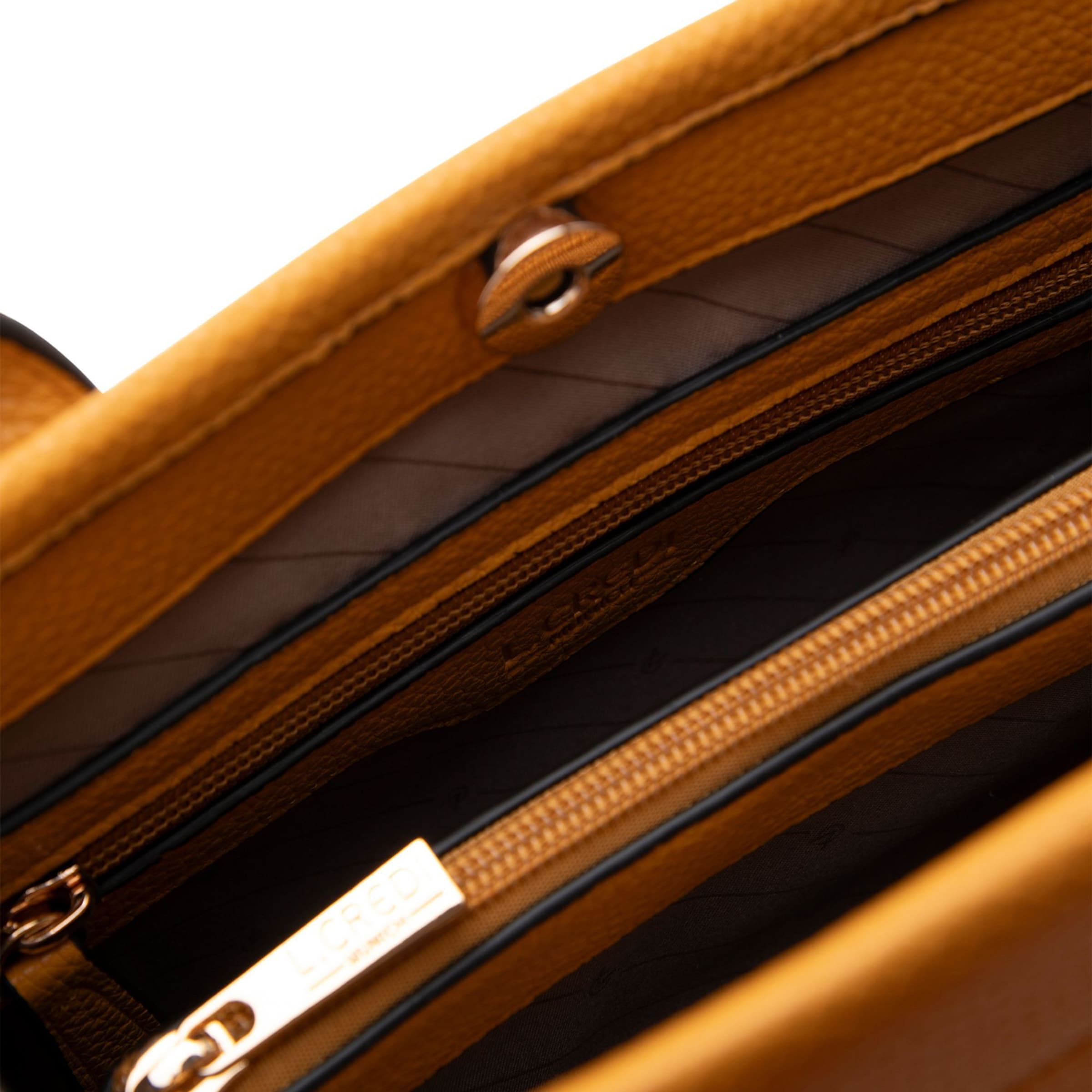 L.CREDI Handtasche 'Phemia' in Gelb