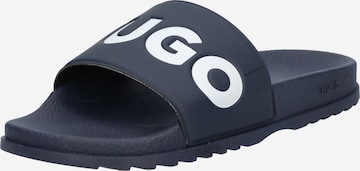 HUGO Pantolette 'Match It' in Blau: Vorderseite