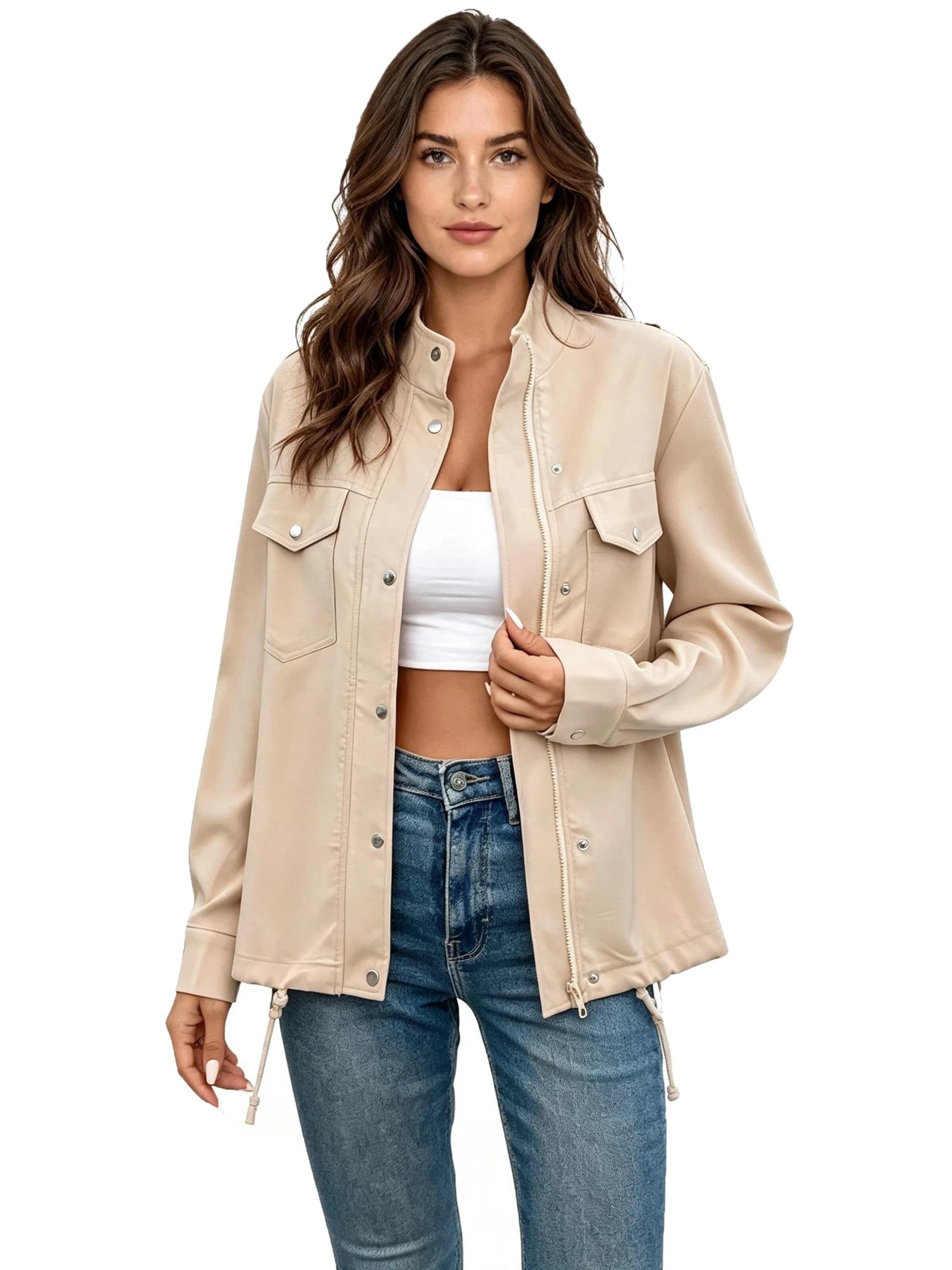 KoJooin Übergangsjacke‌‌‌‌‌‌‌‌ in S in khaki, Produktansicht