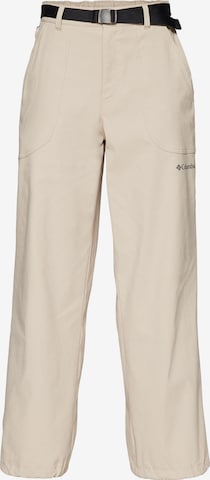 COLUMBIALoosefit Hlače za vanjske uvjete 'Brea Falls™' - smeđa boja: prednji dio