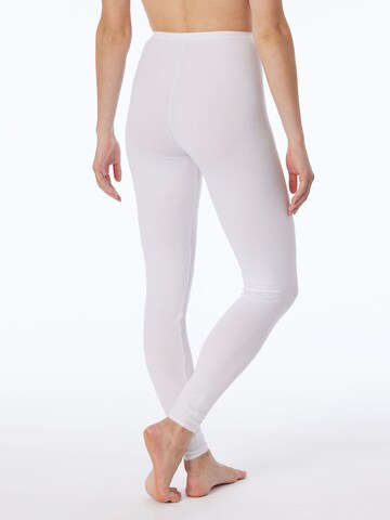 SCHIESSER Long Johns ' Luxury ' in White