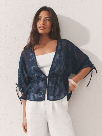 Next Bluse in Blau: Vorderseite