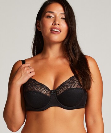 Invisible Soutien-gorge Hunkemöller en noir : devant