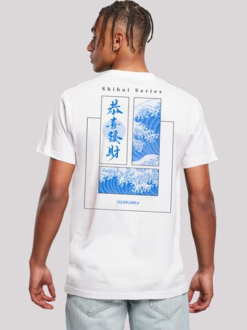 F4NT4STIC Shirt 'Shibui Series Japan Streetstyle' in Wit: voorkant