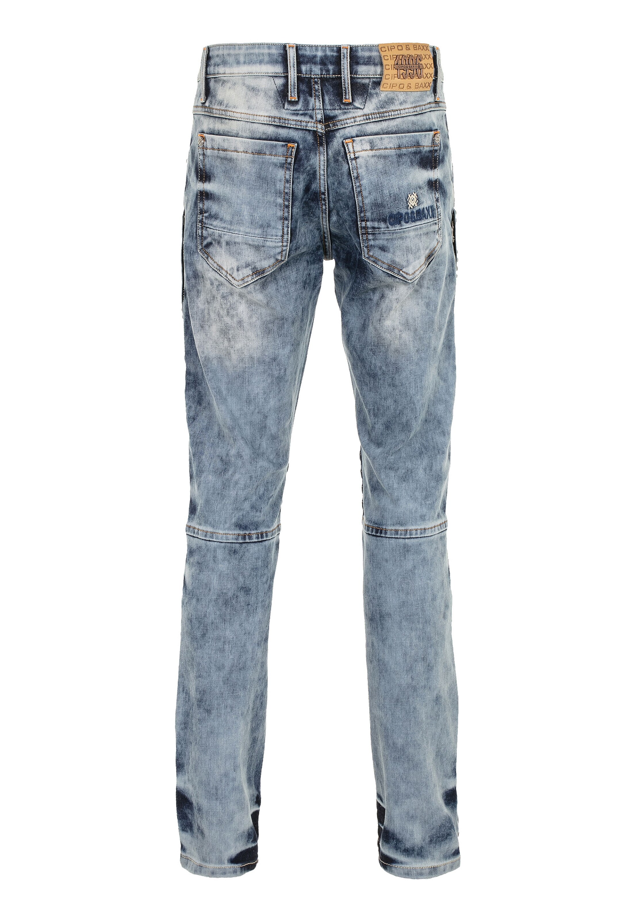 CIPO & BAXX Slimfit Jeans 'DENIM' in Blau