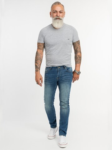 Rock Creek Slimfit Jeans in Blau