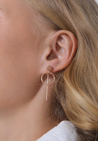 Boucles d'oreilles ELLI en or : devant