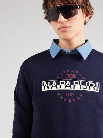 NAPAPIJRI Sweatshirt 'BANDER C' in Blue