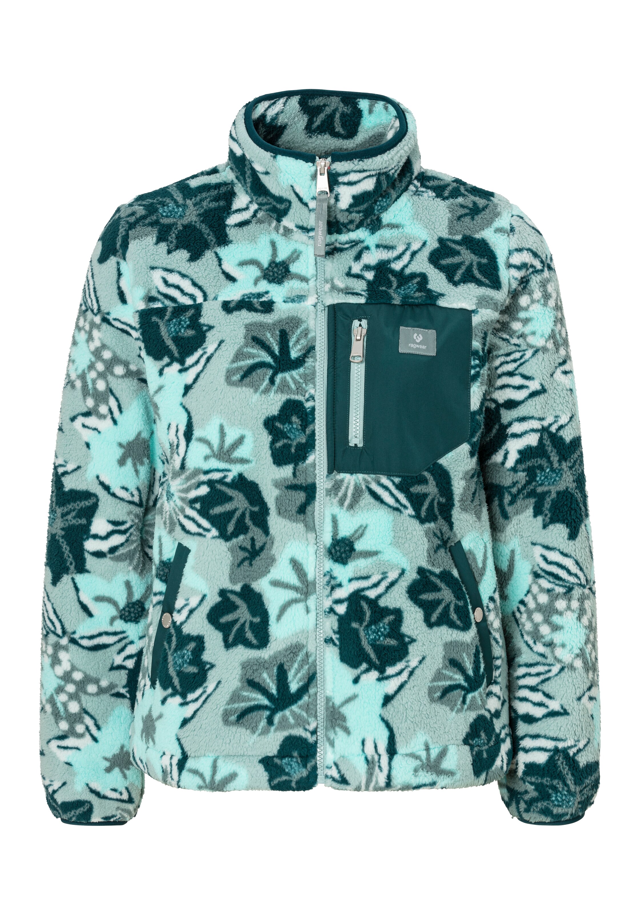 Ragwear Sweatjacke in Blau: Vorderseite