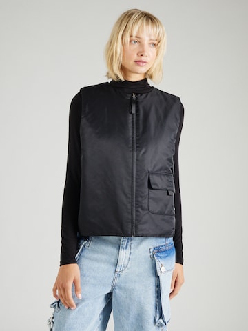 Lovechild 1979 Bodywarmer 'Halle' in Zwart: voorkant