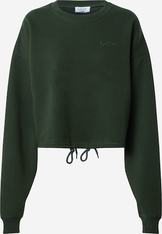 LeGer by Lena Gercke Sweatshirt 'Rosa' in Groen: voorkant