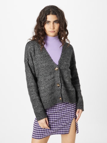 ONLY Knit Cardigan 'CELINA' in Grey: front