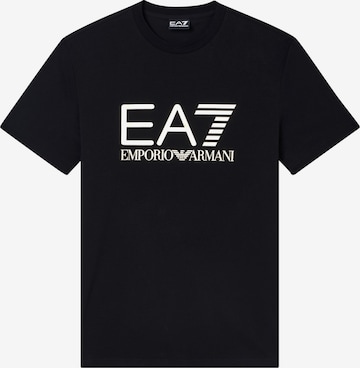 T-Shirt EA7 Emporio Armani en noir : devant