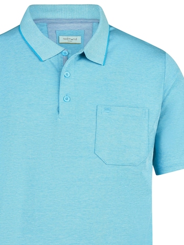 redmond Shirt 'Basic'‌‌‌‌‌‌ in Blau