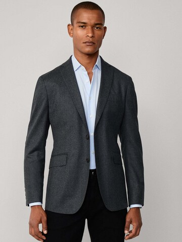 Hackett London Regular fit Colbert in Grijs: voorkant
