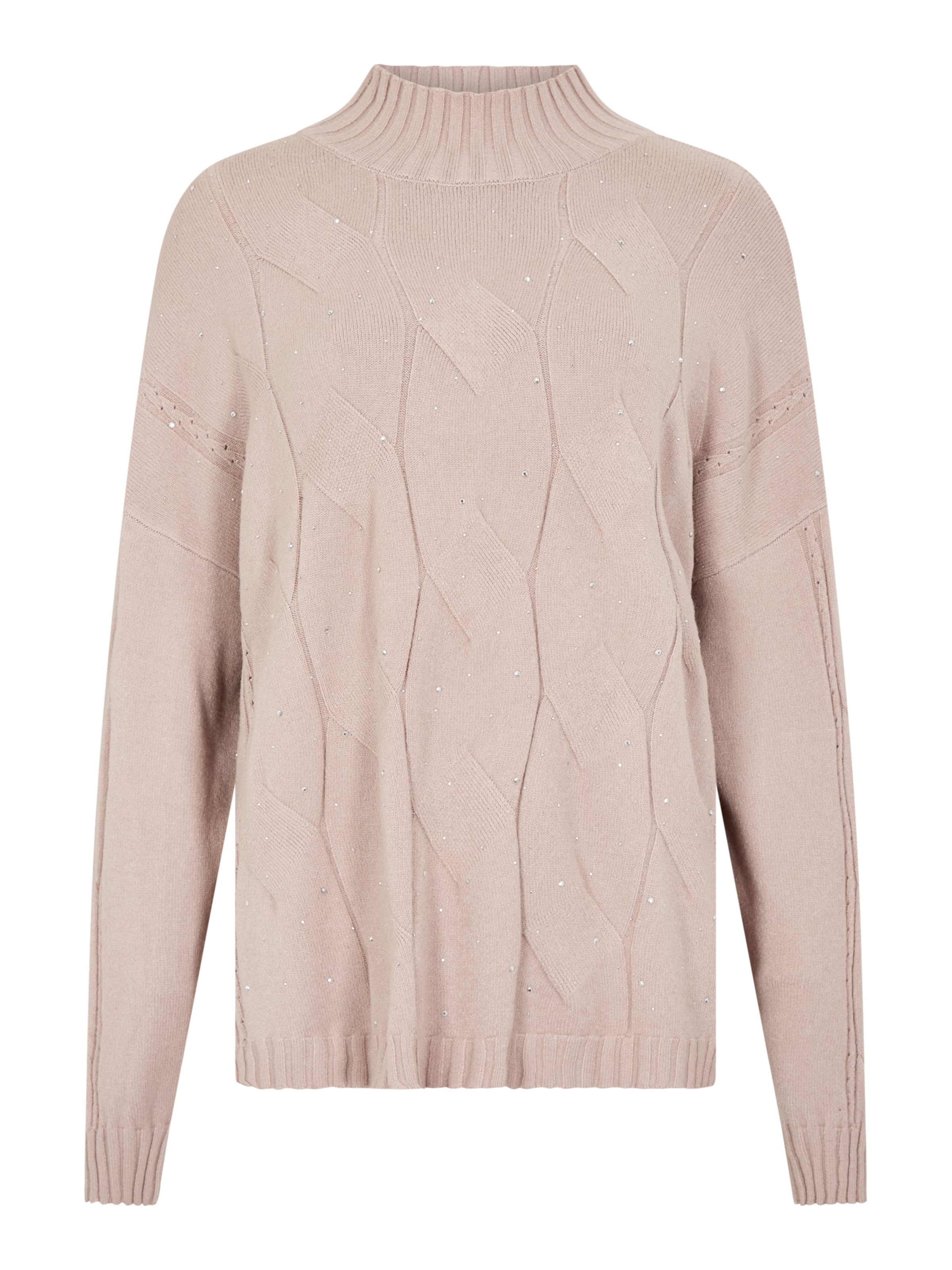 Pull-over ' ' Apricot en rose : devant