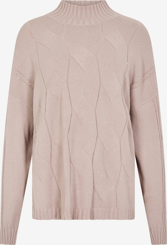 Pull-over ' ' Apricot en rose : devant