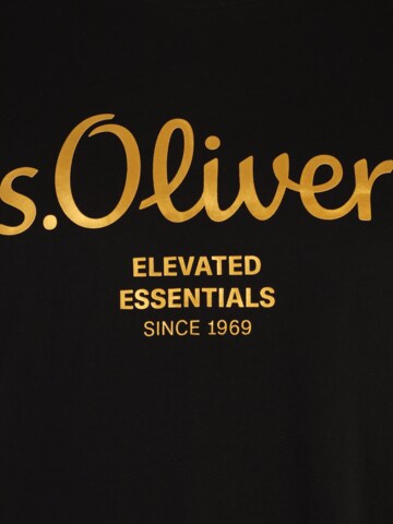 s.Oliver Red Label Big & Tall T-Shirt in Schwarz