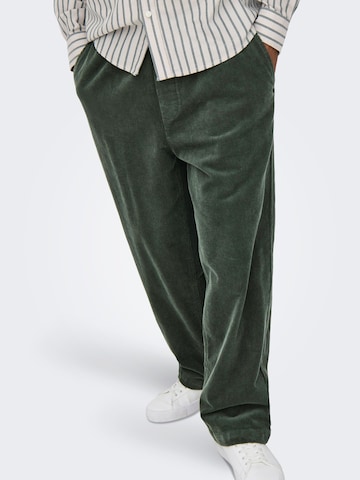 Only & Sons - Loosefit Pantalón 'ONSFADE' en gris: frente
